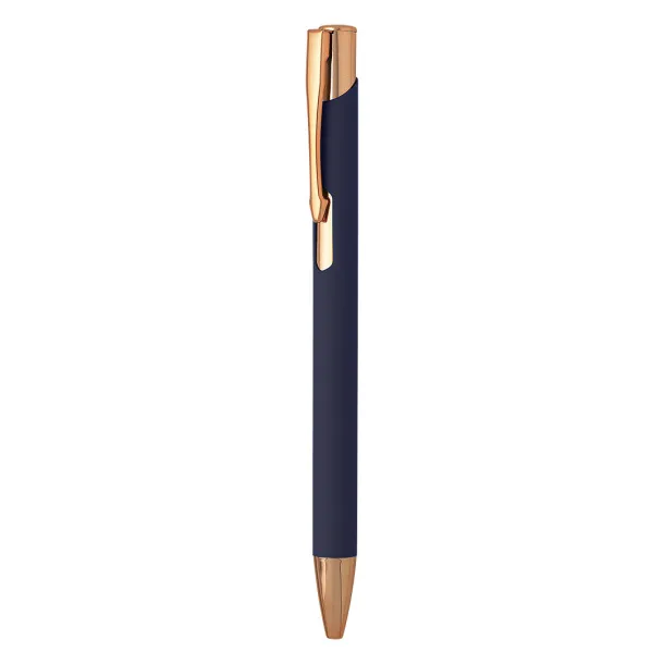 OGGI ROSE GOLD Metal ball pen Blue