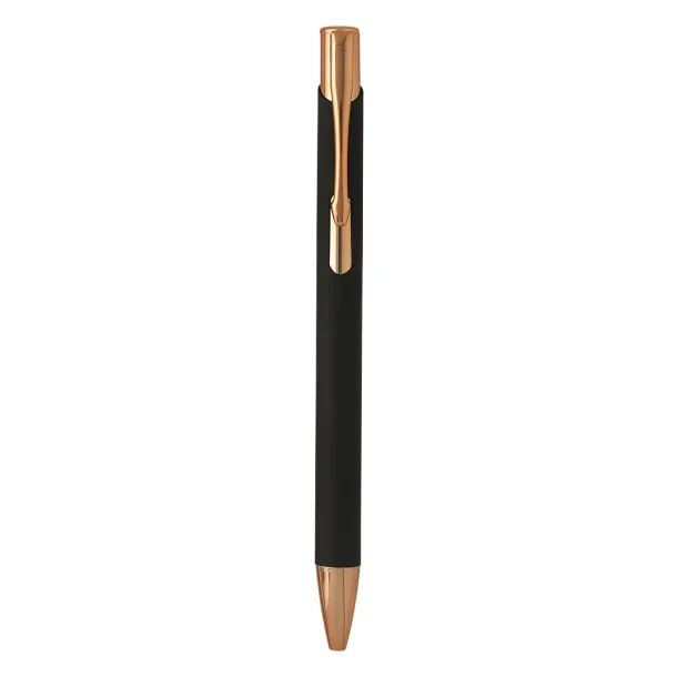 OGGI ROSE GOLD Metal ball pen Black