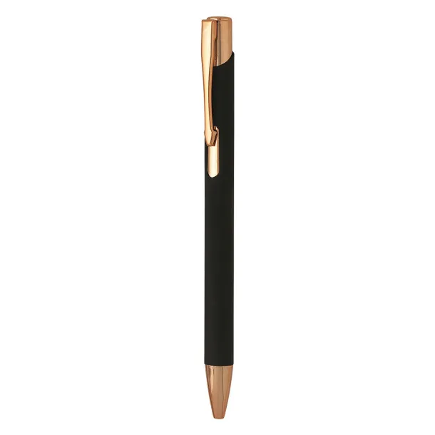 OGGI ROSE GOLD Metal ball pen Black