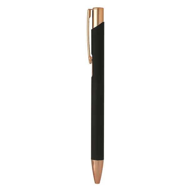 OGGI ROSE GOLD Metal ball pen Black