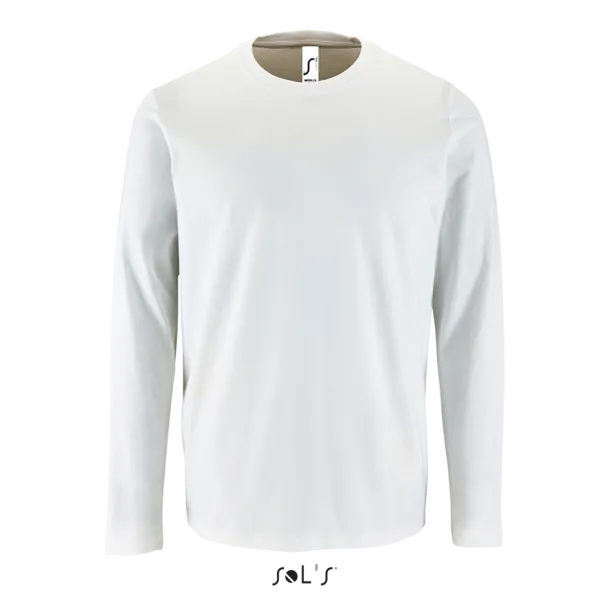  SOL'S IMPERIAL LSL MEN - LONG-SLEEVE T-SHIRT- 190 g/m² - SOL'S White