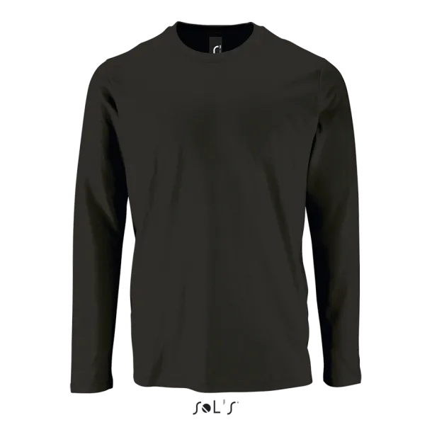  SOL'S IMPERIAL LSL MEN - LONG-SLEEVE T-SHIRT- 190 g/m² - SOL'S Black