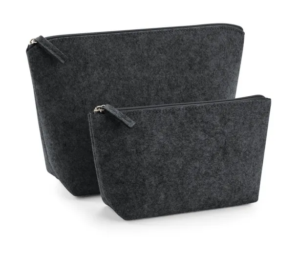  Felt Accessory Bag - Bagbase Charcoal Melange