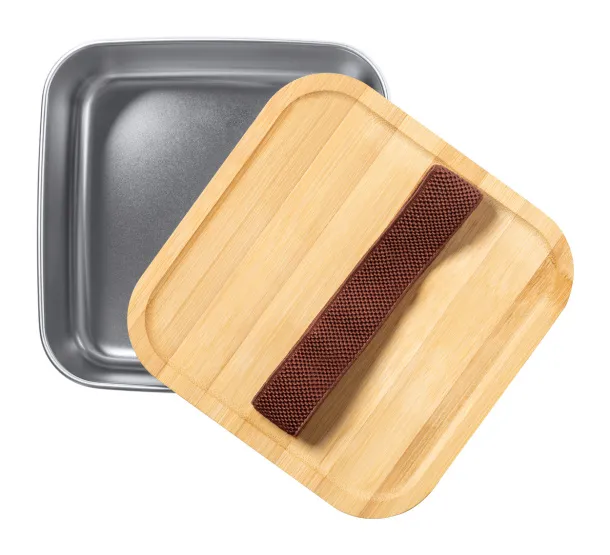 Tusvik lunch box Silver Natural