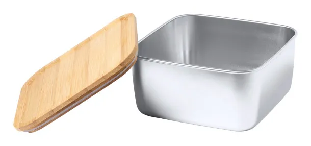 Tusvik lunch box Silver Natural