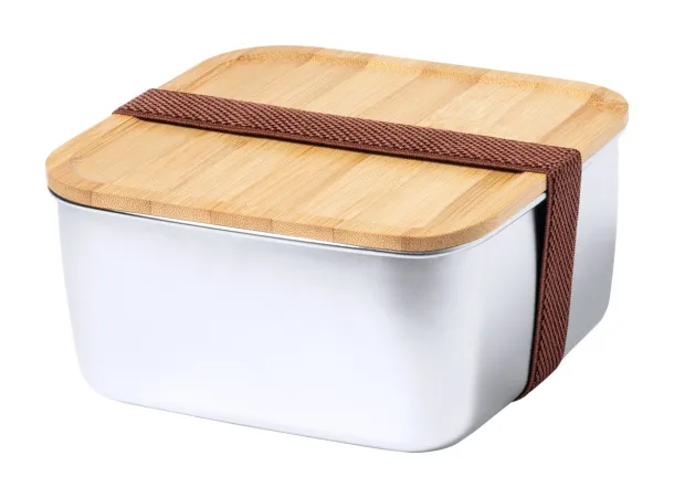 Tusvik lunch box Silver Natural