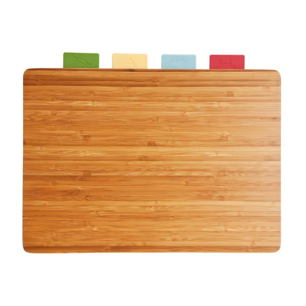  Cutting board with 4pcs hygienic boards - XD Collection Brown 