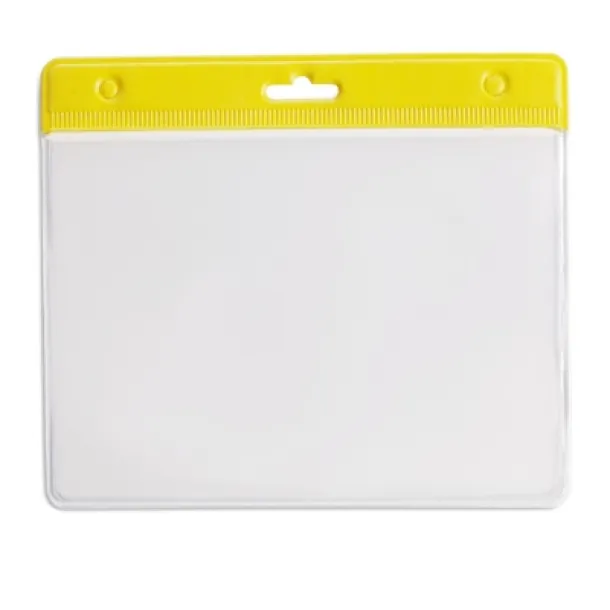  ID badge holder yellow