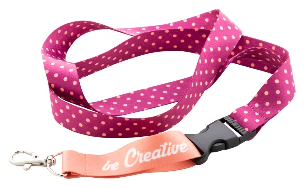 Subyard C RPET custom sublimation lanyard White