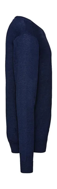  Muški pleteni pulover s V-izrezom, 275 g/m² - Russell Collection