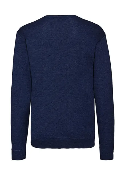  Muški pleteni pulover s V-izrezom, 275 g/m² - Russell Collection