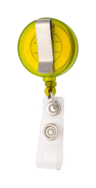 Slope pass holder Yellow