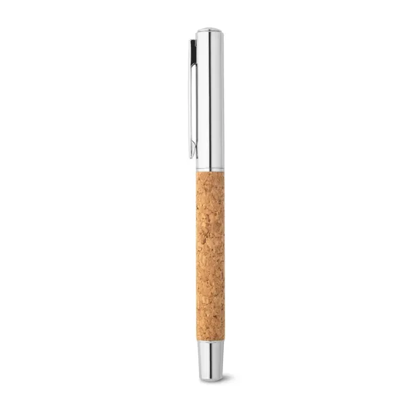 ANDREW Roller made of 90% recycled stainless steel with clip Natural