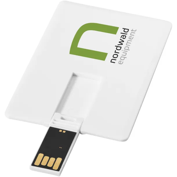 Slim USB STICK - kreditna kartica - 2 GB - Bullet Bijela