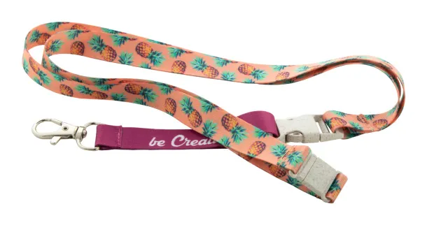 Subyard 15 C Safe Eco custom sublimation lanyard White