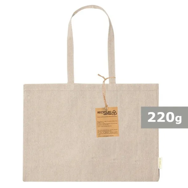  Recycled cotton shopping bag neutral