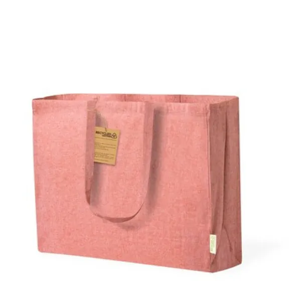  Recycled cotton shopping bag Crvena