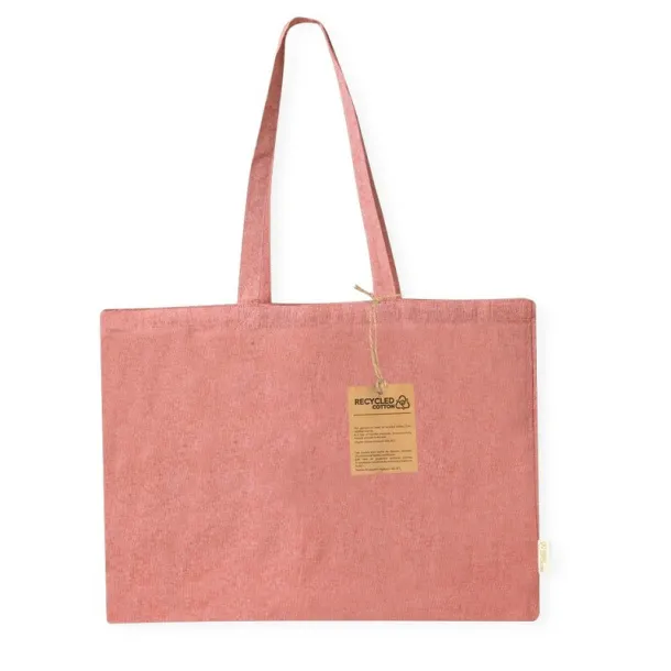  Recycled cotton shopping bag red