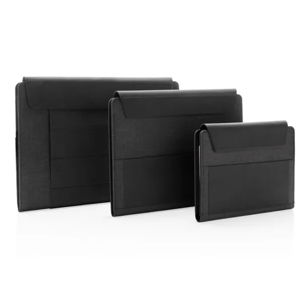 Fiko 2-in 1 laptop sleeve and workstation - XD Xclusive Black 