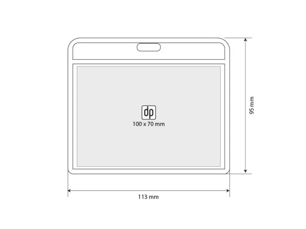 FAIR ID card PVC holder Transparentna