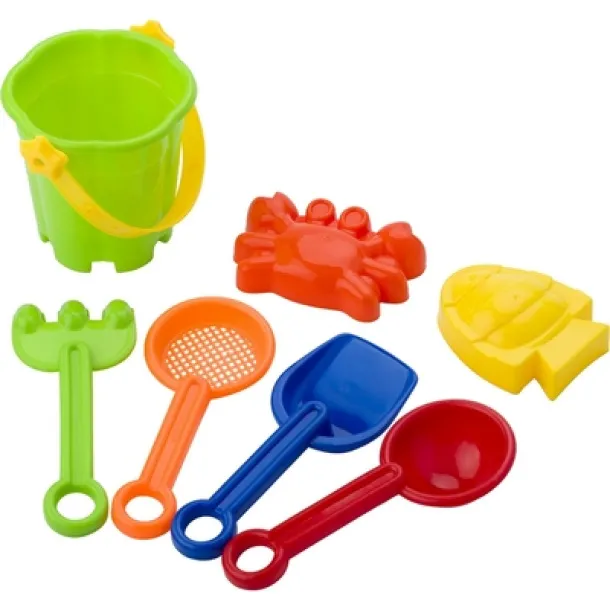  Beach set, bucket multicolour