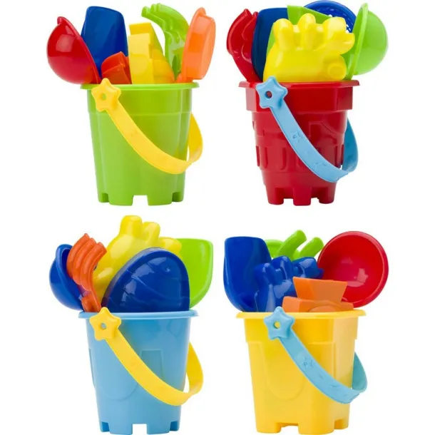  Beach set, bucket multicolour