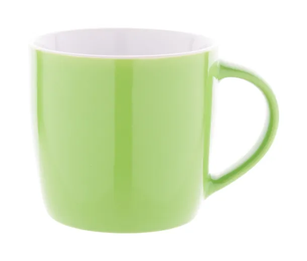 Hemera šalica, 370 ml Zelena Bijela