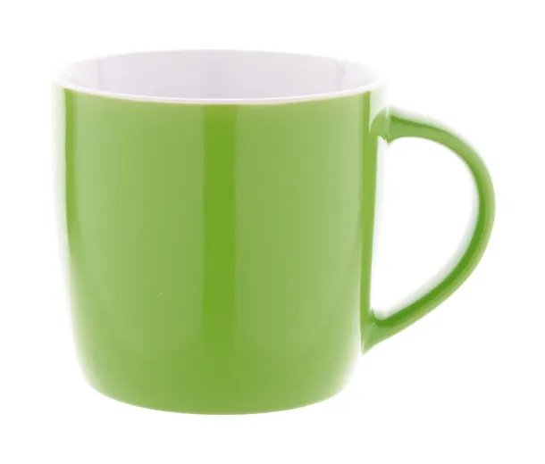 Hemera šalica, 370 ml Zelena Bijela