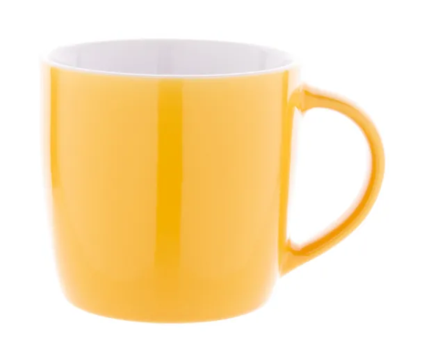 Hemera šalica, 370 ml Žuta Bijela