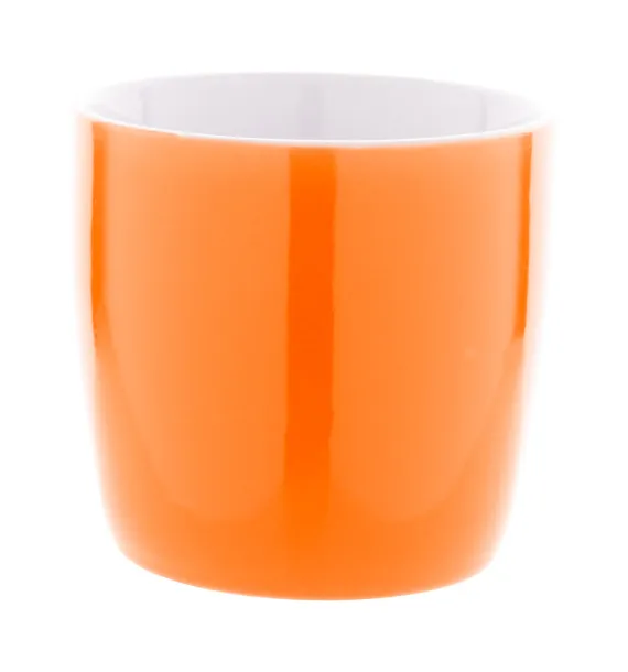 Hemera šalica, 370 ml Narančasta Bijela