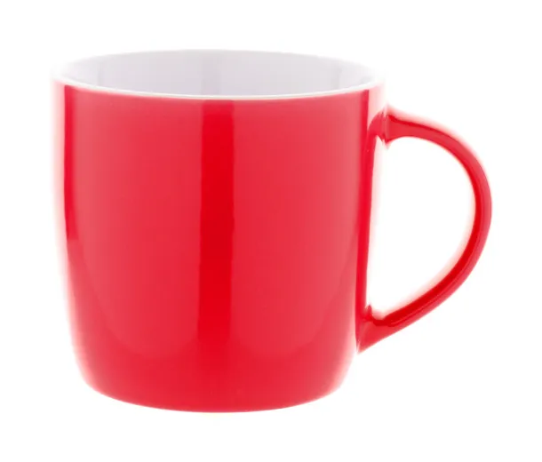 Hemera šalica, 370 ml Crvena Bijela
