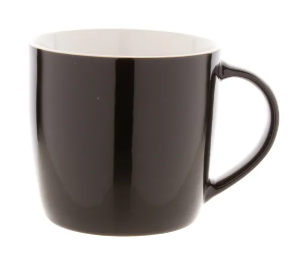 Hemera šalica, 370 ml Crna Bijela