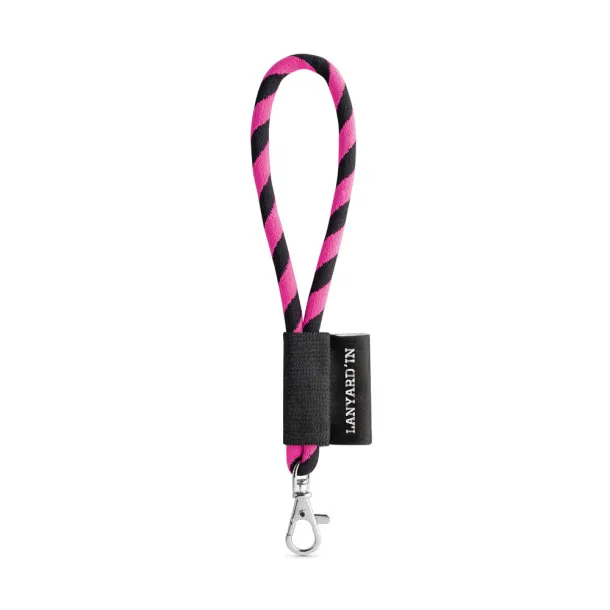 75125 Lanyard Tube Short Set. Standard Models Black Pink