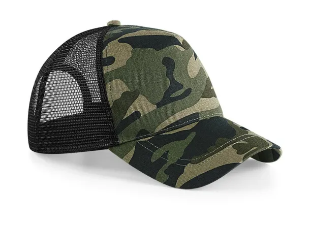  Camo Snapback Trucker - Beechfield Jungle Camo