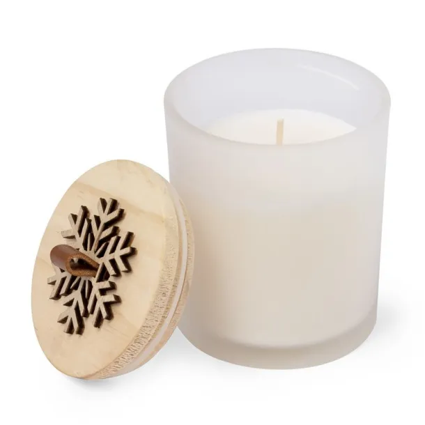  Scented candle white