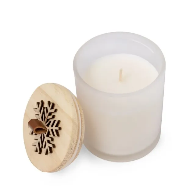  Scented candle white