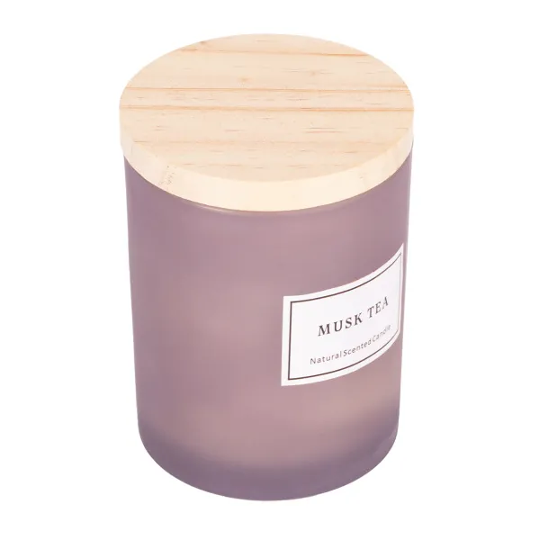 MUSK scented candle Grey