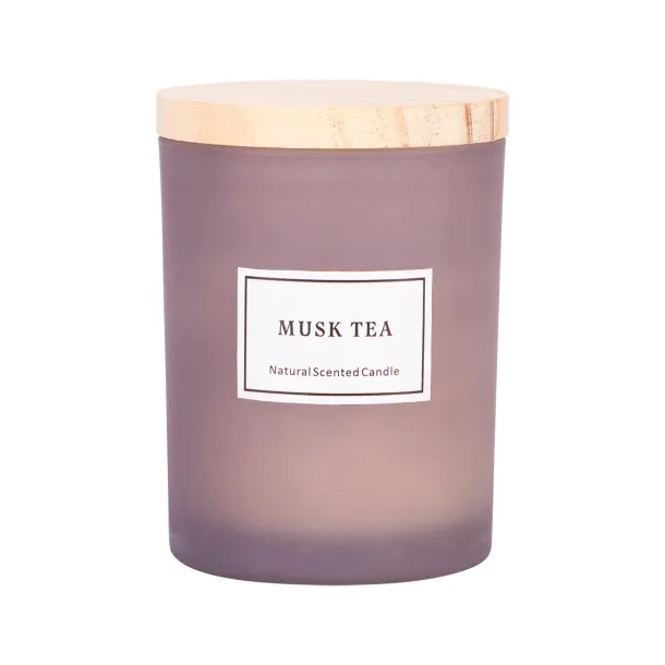 MUSK scented candle Grey