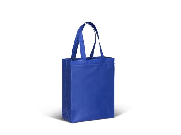 PLAZA MINI Laminated shopping bag - BRUNO Kraljevsko plava