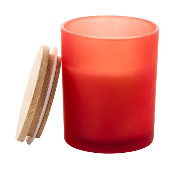 Daizu XL candle, vanilla Red