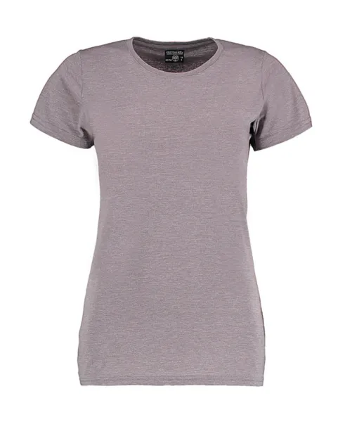  Women's Fashion Fit Superwash® 60º Tee - Kustom Kit Light Grey Marl