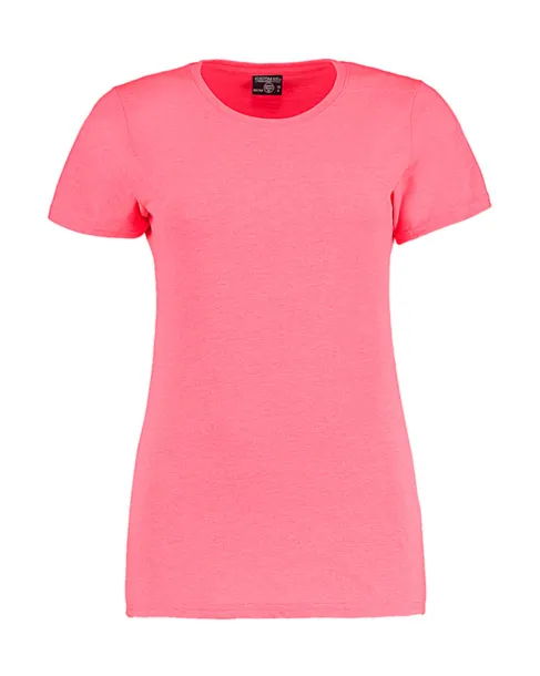  Women's Fashion Fit Superwash® 60º Tee - Kustom Kit Coral Marl