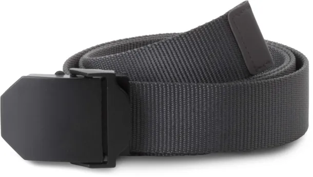  NYLON CANVAS BELT - K-UP Tamno siva Black