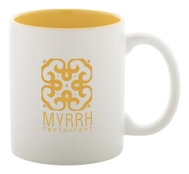 Revery mug White Yellow