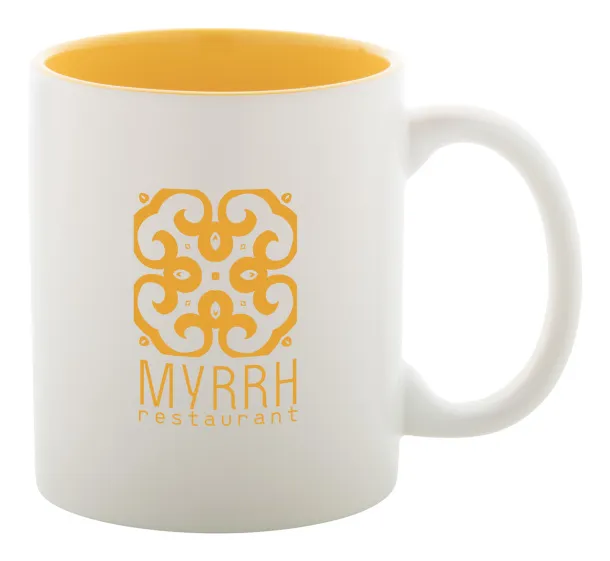 Revery mug White Yellow