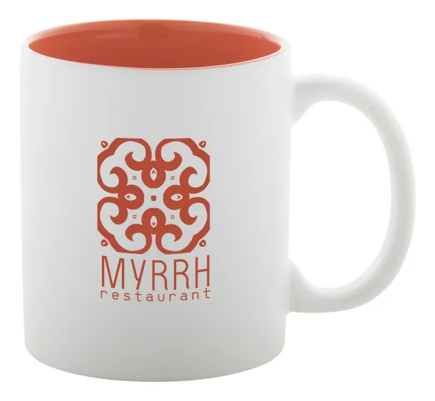 Revery mug White Orange