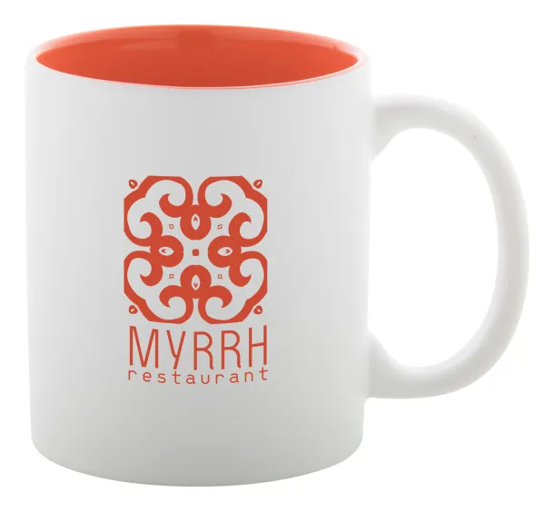 Revery mug White Orange