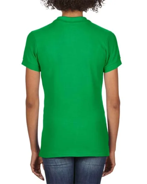  SOFTSTYLE® LADIES' DOUBLE PIQUÉ POLO - Gildan Irish Green