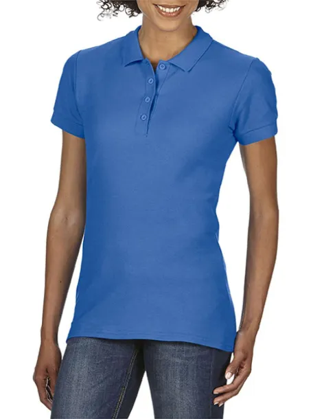  SOFTSTYLE® LADIES' DOUBLE PIQUÉ POLO - Gildan Royal