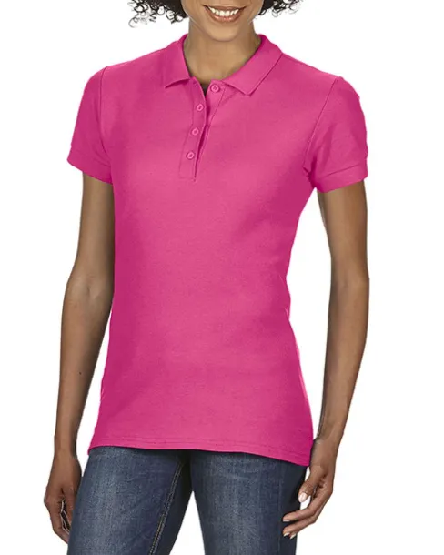  SOFTSTYLE® LADIES' DOUBLE PIQUÉ POLO - Gildan Heliconia